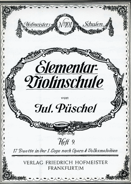 Elementar - Violinschule, Heft IX.
